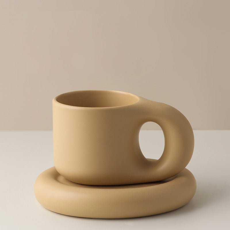 Nordic Minimalist Süße Dicke Tasse