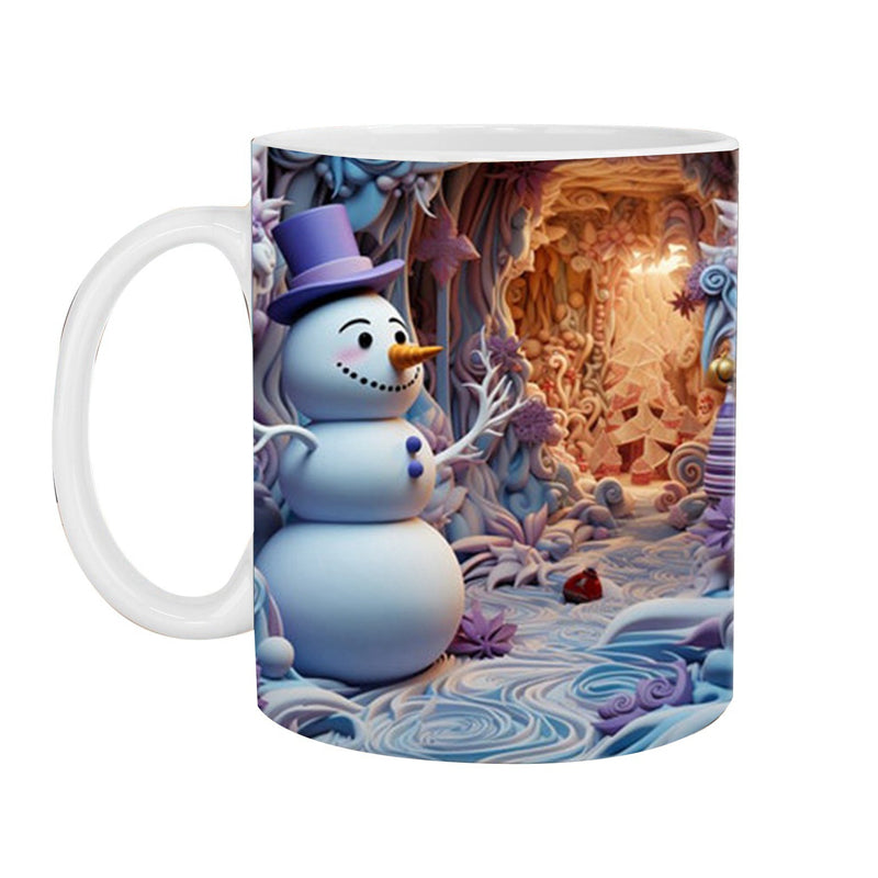 Frendorf | 3D Weihnachts-Schneemann Becher