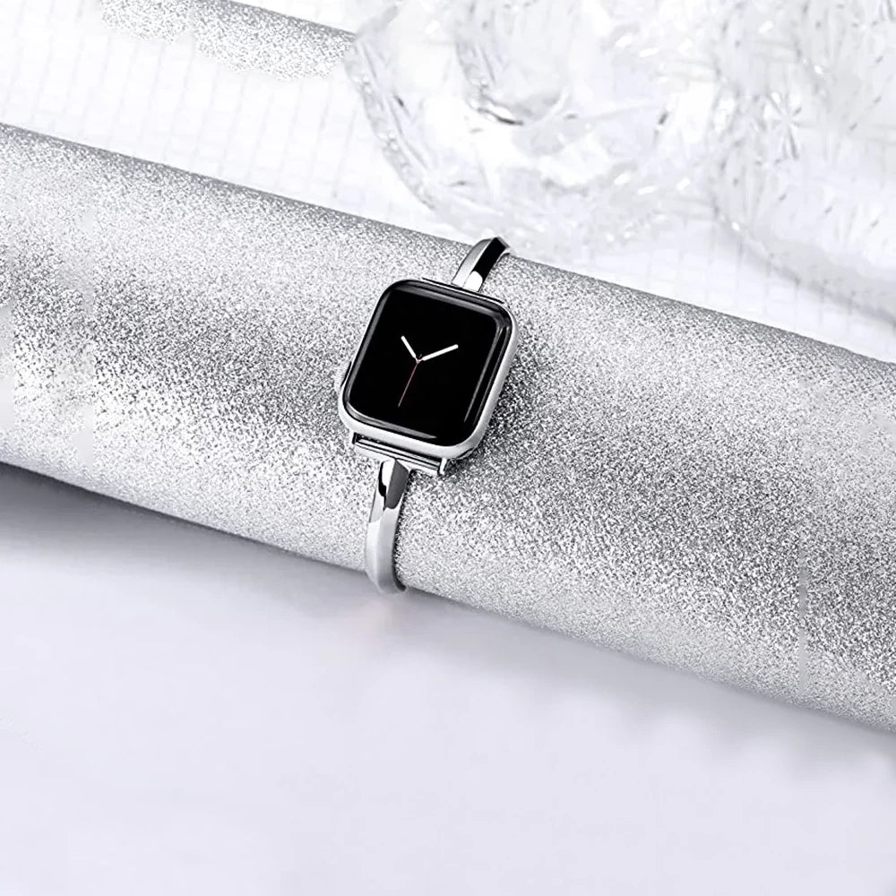 Frendorf | Damen Slim Edelstahl Link Armband für Apple Watch