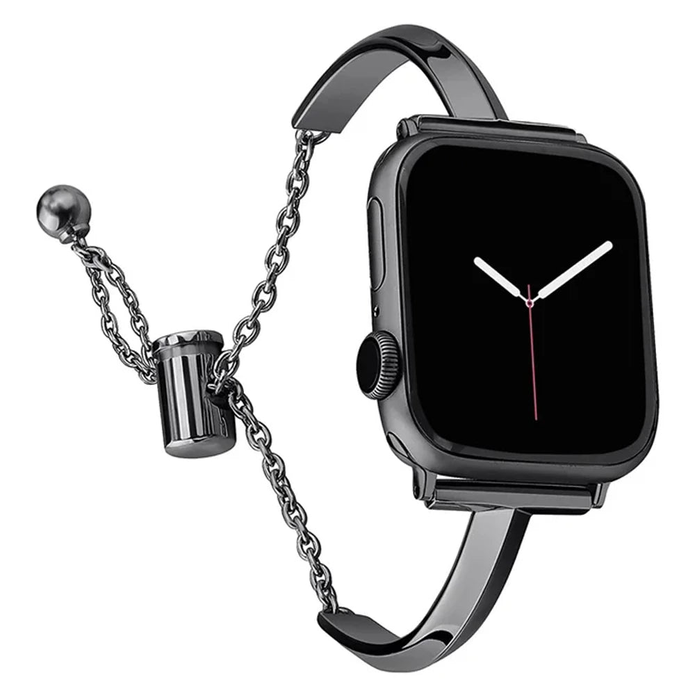Frendorf | Damen Slim Edelstahl Link Armband für Apple Watch
