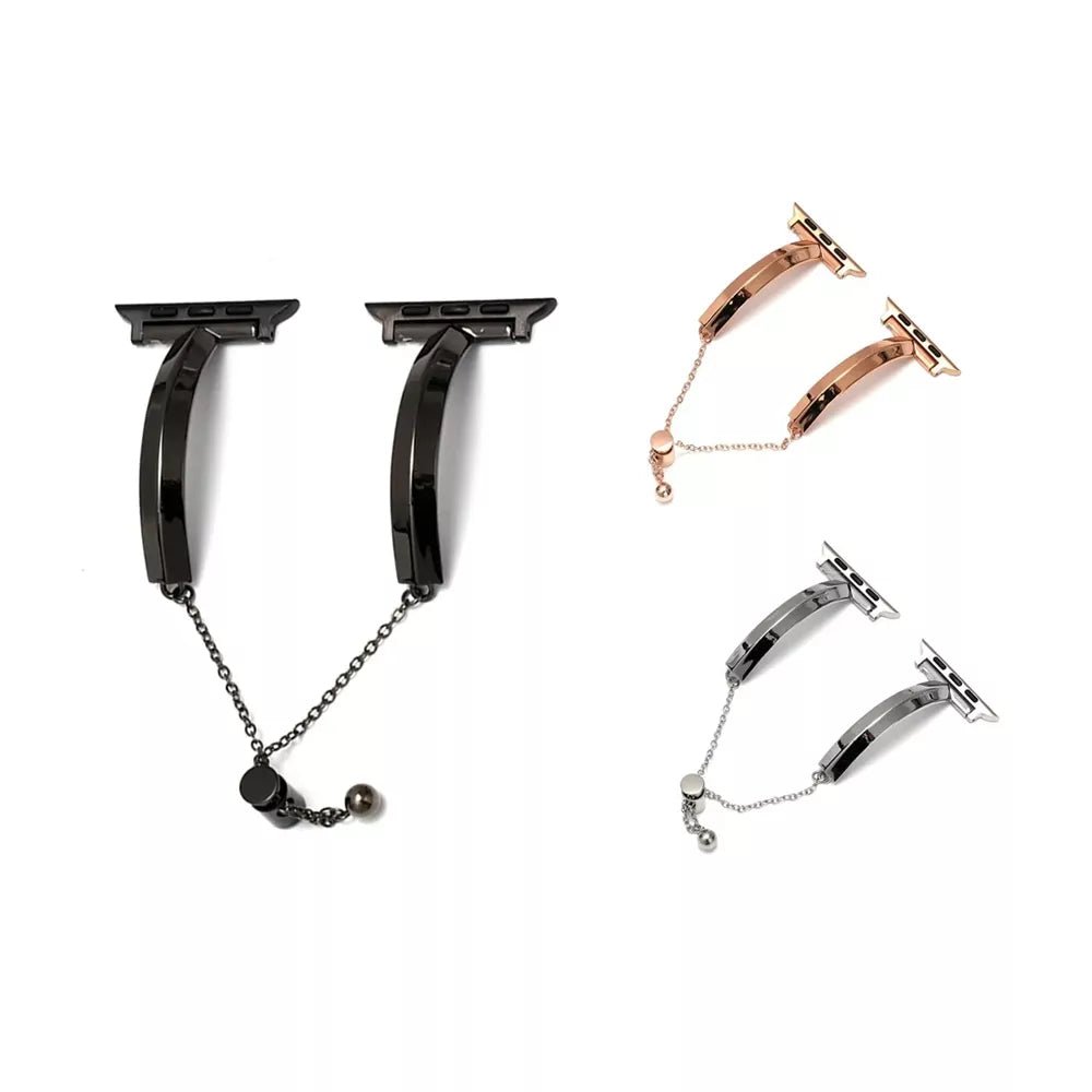 Frendorf | Damen Slim Edelstahl Link Armband für Apple Watch