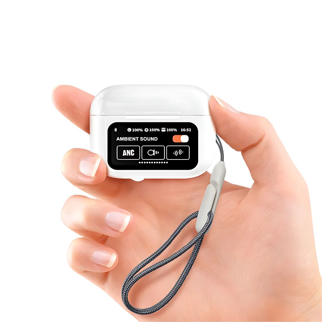 Frendorf | Drahtlose Kopfhörer mit LCD-Touchscreen