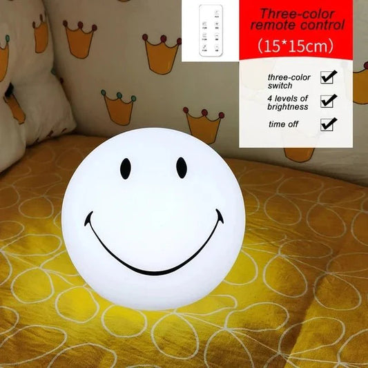 Smiling Face' Ball Nachttischlampe