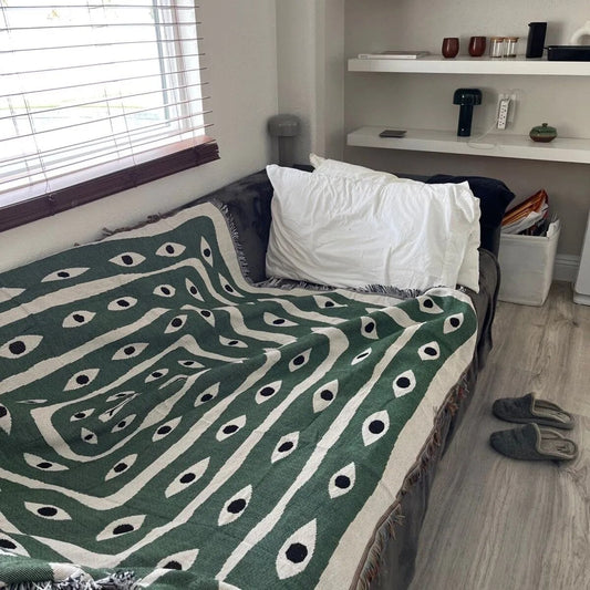 Schlange Auge Design Sofa Decke