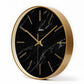 Frendorf | Zeitlose Eleganz – Schwarze Marmor Wanduhr