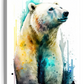 Frendorf | Eisbär Aquarell Wandkunst