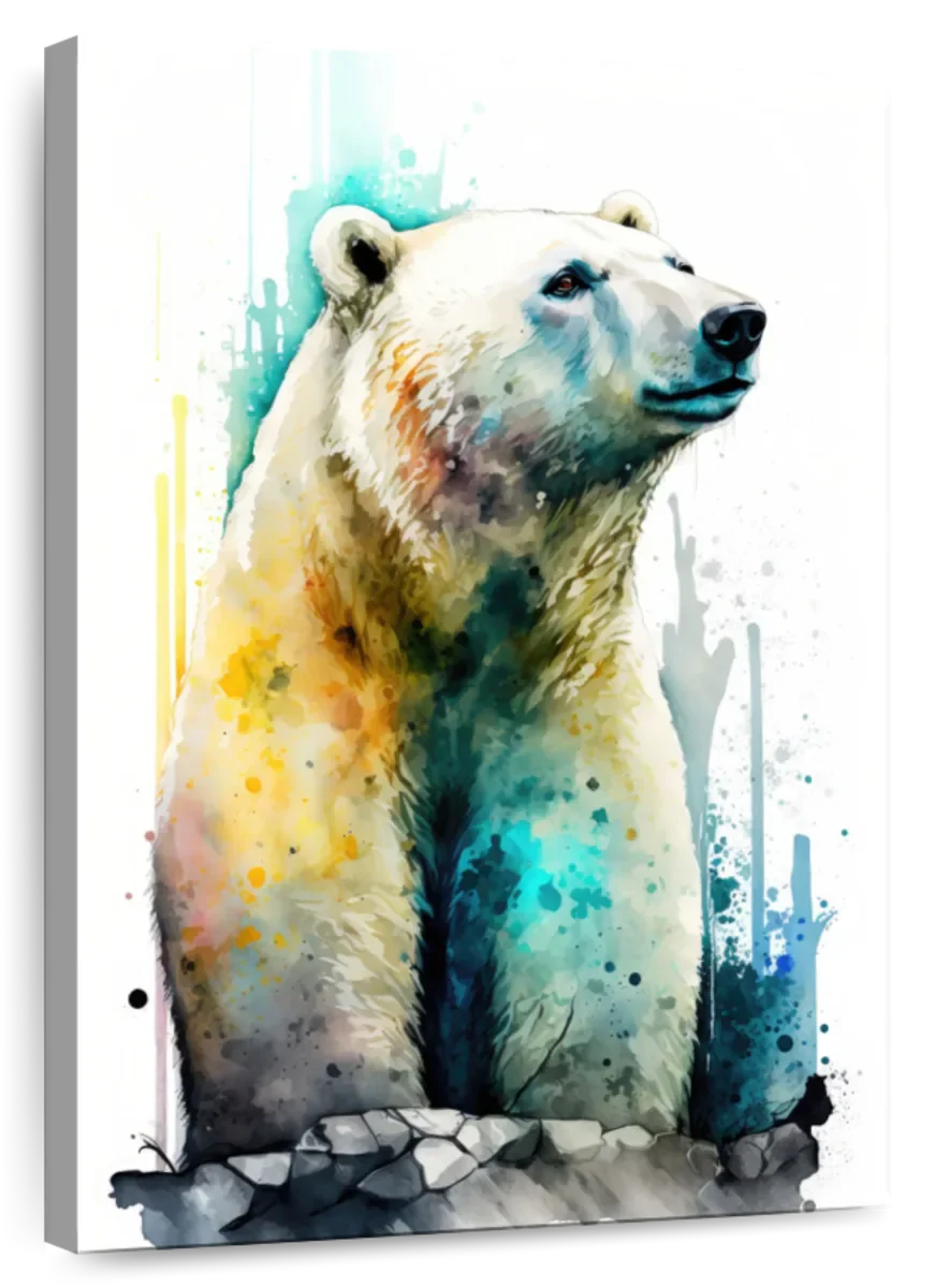 Frendorf | Eisbär Aquarell Wandkunst