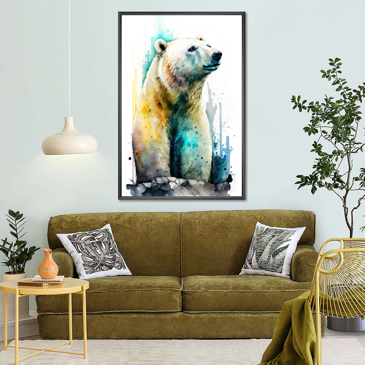 Frendorf | Eisbär Aquarell Wandkunst