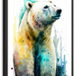 Frendorf | Eisbär Aquarell Wandkunst