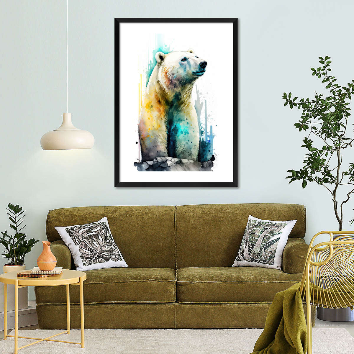 Frendorf | Eisbär Aquarell Wandkunst