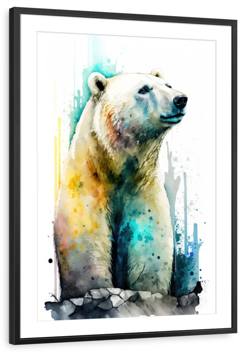 Frendorf | Eisbär Aquarell Wandkunst