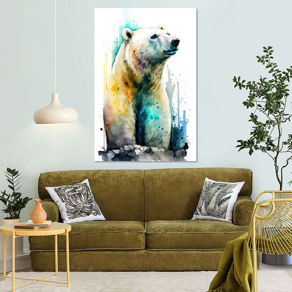 Frendorf | Eisbär Aquarell Wandkunst