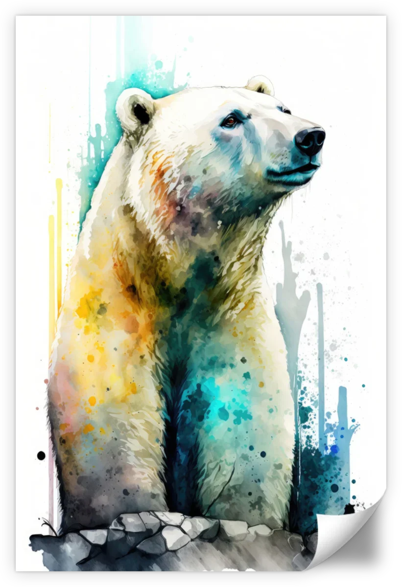 Frendorf | Eisbär Aquarell Wandkunst