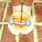 Frendorf | 3D lachendes Emoji Mode Einseitiger Druck Baumwollsocken