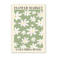 Blumenmarkt Leinwandposter