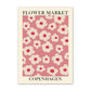 Blumenmarkt Leinwandposter