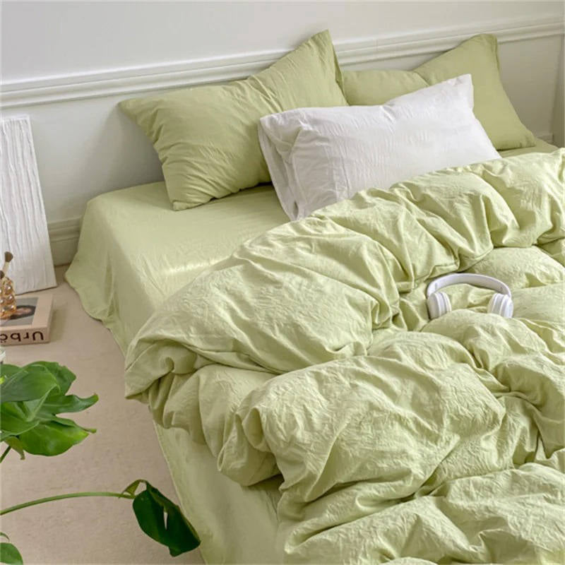 Frendorf | SleepNest Knitteroptik Bettwäsche Set | Baumwoll-Luxus | Pflegeleicht & Modern