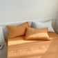 Frendorf | SleepNest Knitteroptik Bettwäsche Set | Baumwoll-Luxus | Pflegeleicht & Modern