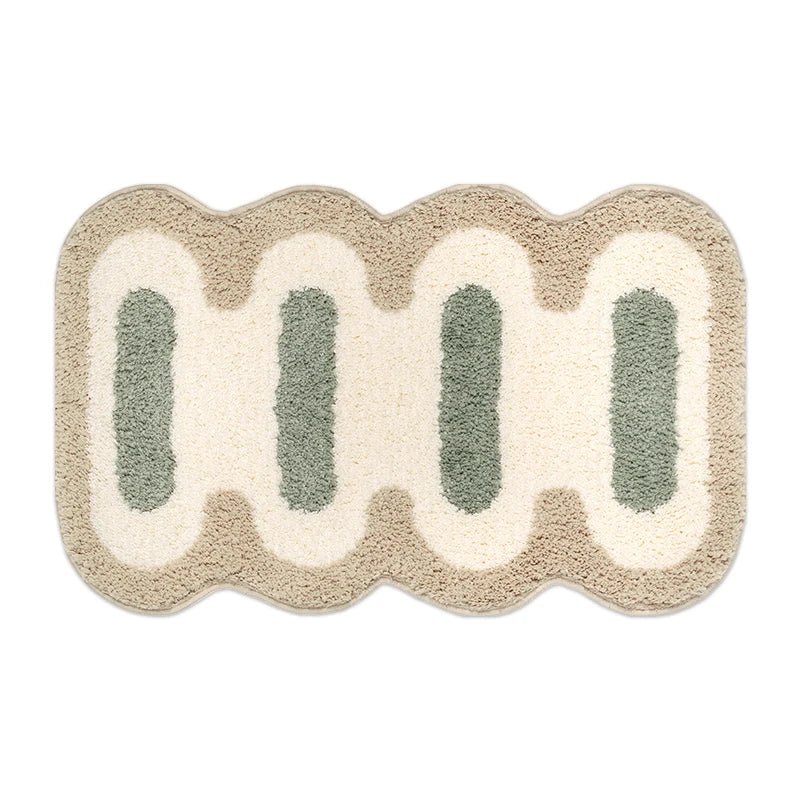 Frendorf | SoftShape Badmatte - Geometrischer Luxus für Ihr Badezimmer