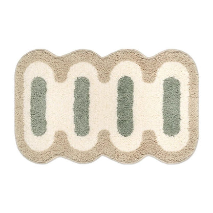 Frendorf | SoftShape Badmatte - Geometrischer Luxus für Ihr Badezimmer