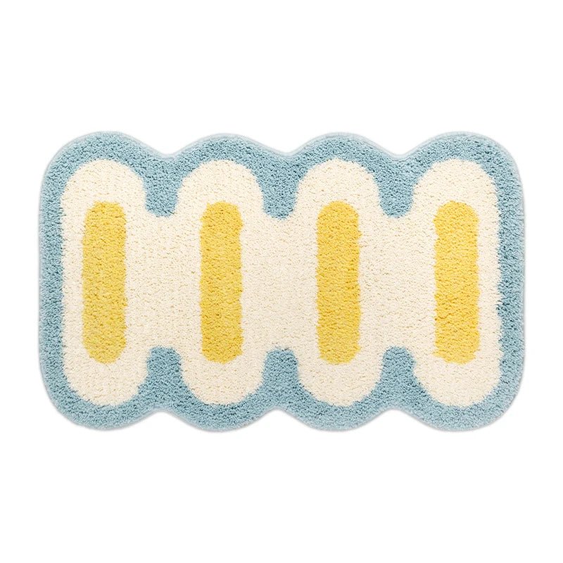 Frendorf | SoftShape Badmatte - Geometrischer Luxus für Ihr Badezimmer