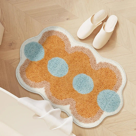 Frendorf | SoftShape Badmatte - Geometrischer Luxus für Ihr Badezimmer
