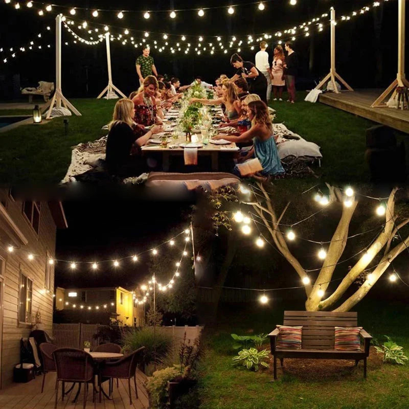 Solar Crystal Globe LED Lichterkette