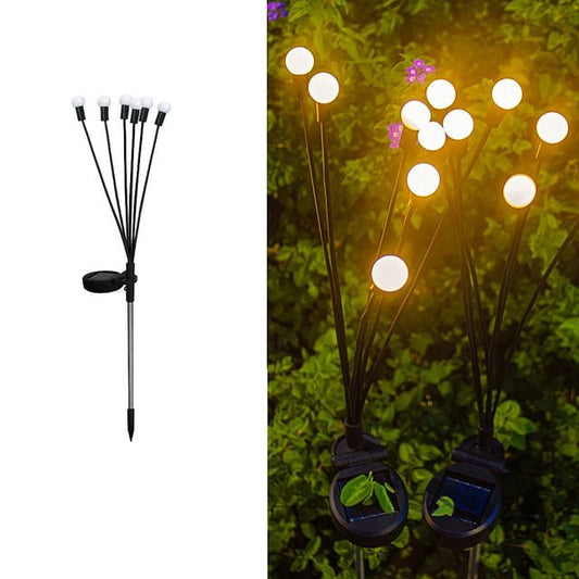Solar-Glühwürmchenlichter – wasserdichte LED-Außenleuchten für Garten, Rasen