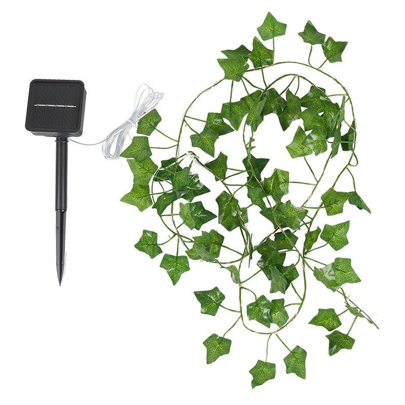 Frendorf | IvyGlow Solar Lichterkette Efeu | Wasserdicht | LED Stimmungslicht für Garten & Balkon | Deko für Außenbereiche