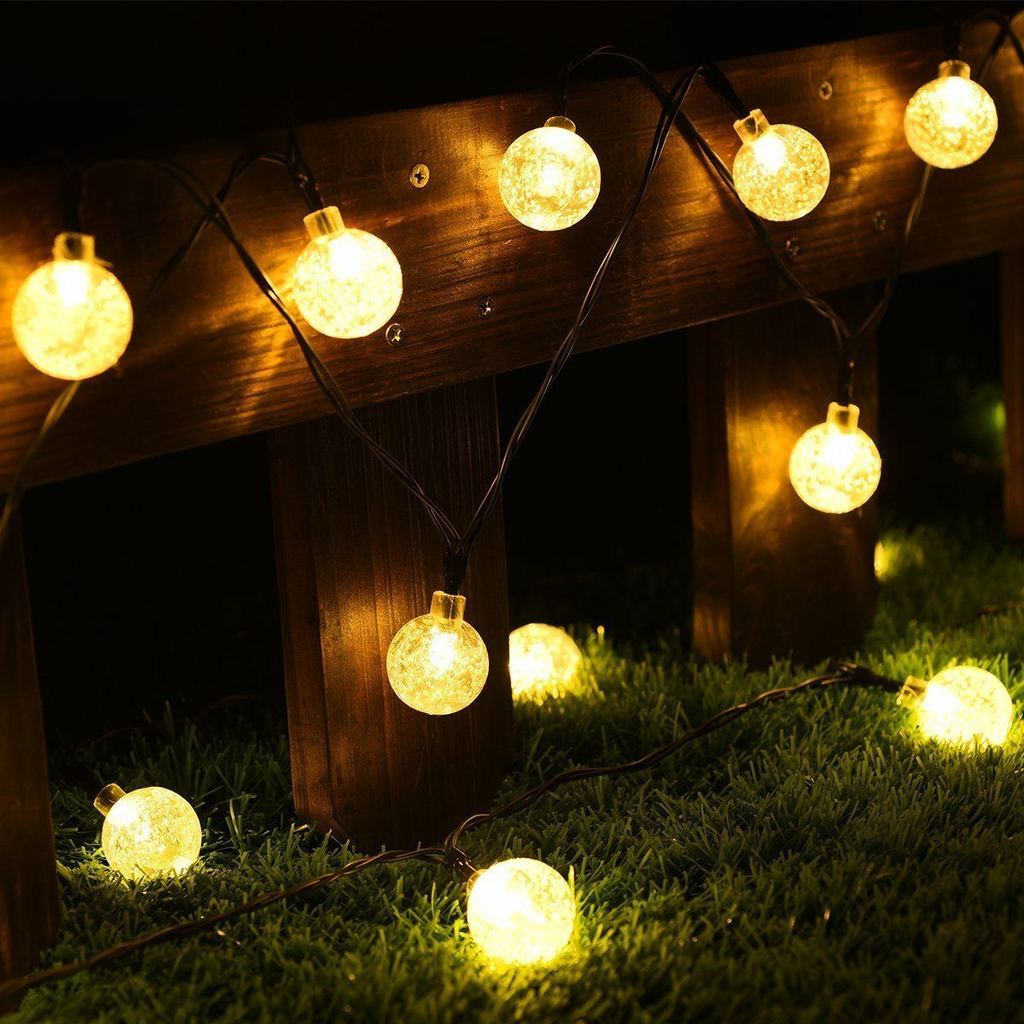 Frendorf | Solar Kristallkugel-Lichterkette