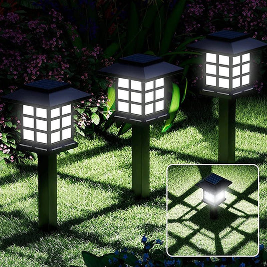 Frendorf | SolarPath LED Gartenweg-Laternen | Solarbetriebene Beleuchtung | Wetterfest | Energieeffizient
