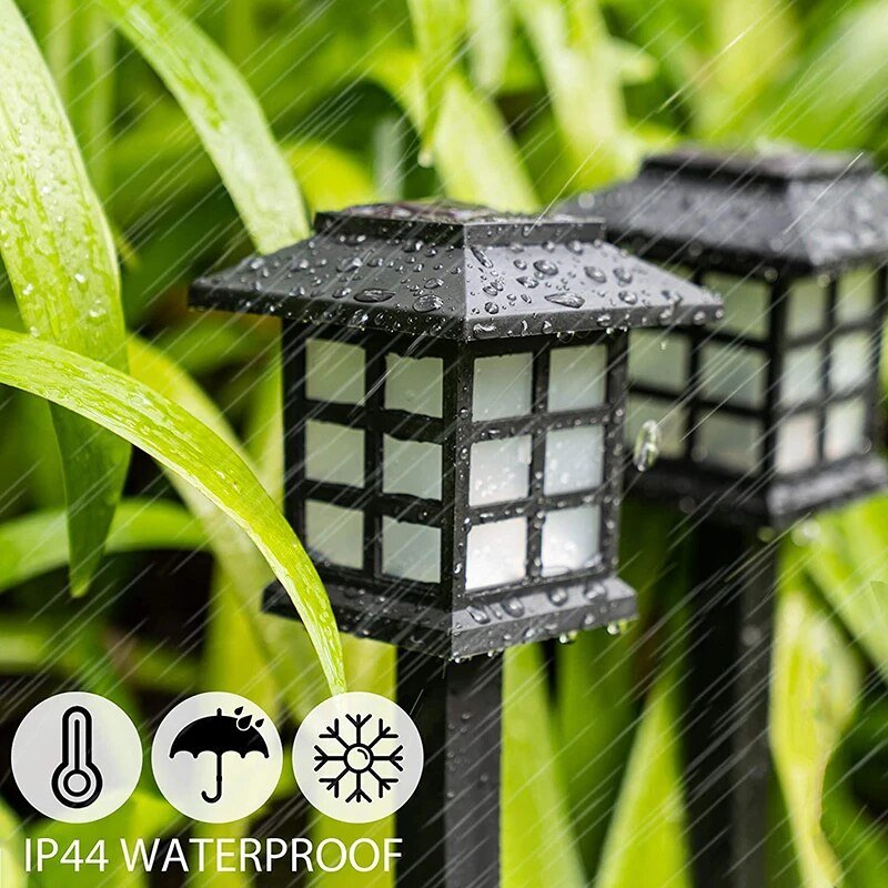 Frendorf | SolarPath LED Gartenweg-Laternen | Solarbetriebene Beleuchtung | Wetterfest | Energieeffizient