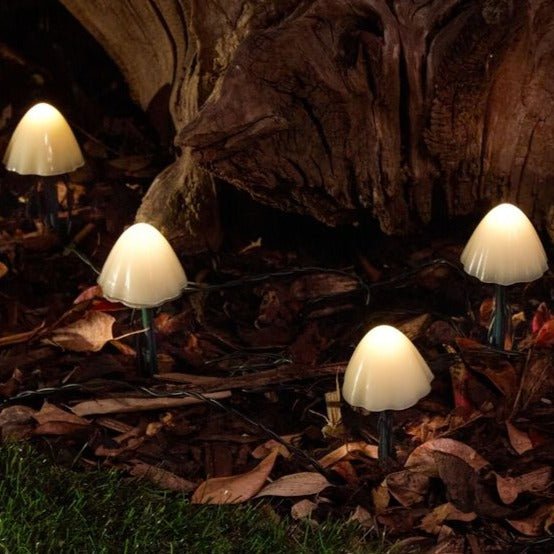 Frendorf | MagicMushroom™ Solar Gartenleuchten | LED Pilz Lampen für Außen | Wasserdichte Deko Beleuchtung für Garten & Terrasse