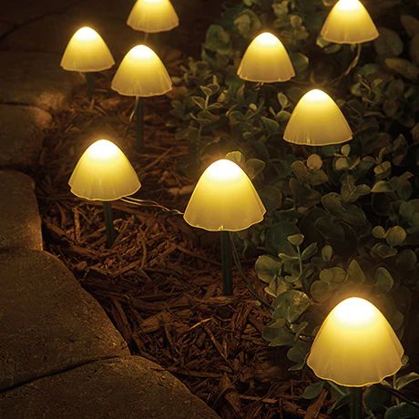 Frendorf | MagicMushroom™ Solar Gartenleuchten | LED Pilz Lampen für Außen | Wasserdichte Deko Beleuchtung für Garten & Terrasse