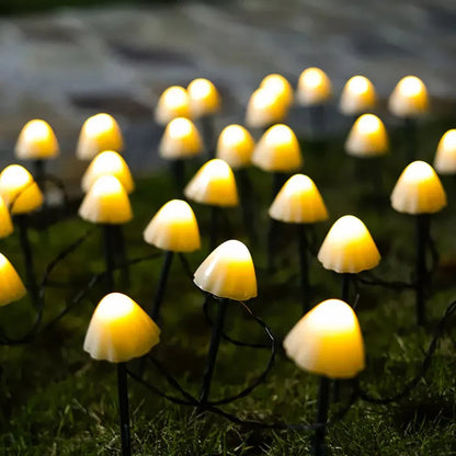 Frendorf | MagicMushroom™ Solar Gartenleuchten | LED Pilz Lampen für Außen | Wasserdichte Deko Beleuchtung für Garten & Terrasse