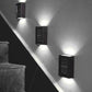 Drahtlose LED Solar Wandleuchten Deluxe | Effiziente und Kostenersparnis Außenbeleuchtung