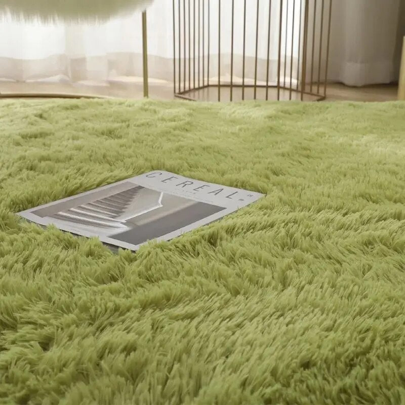 Frendorf | SoftLuxe Plüsch Teppich | Einfarbig | Weich & Gemütlich | Perfekt für Wohnzimmer & Schlafzimmer