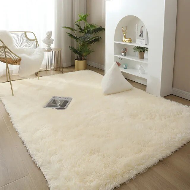 Frendorf | SoftLuxe Plüsch Teppich | Einfarbig | Weich & Gemütlich | Perfekt für Wohnzimmer & Schlafzimmer