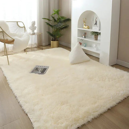 Frendorf | SoftLuxe Plüsch Teppich | Einfarbig | Weich & Gemütlich | Perfekt für Wohnzimmer & Schlafzimmer