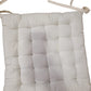 Frendorf | Luxuriöses solides quadratisches Stuhlkissen 40x40x5cm - 100% Baumwolle Kissen für Komfort und Stil