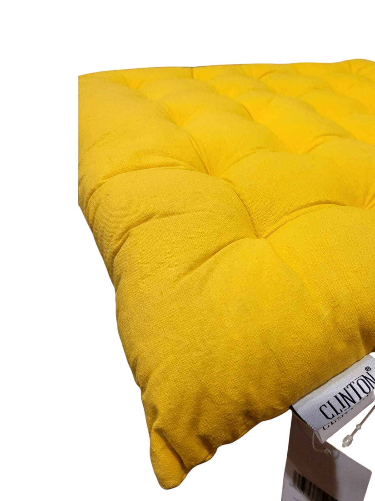 Frendorf | Luxuriöses solides quadratisches Stuhlkissen 40x40x5cm - 100% Baumwolle Kissen für Komfort und Stil