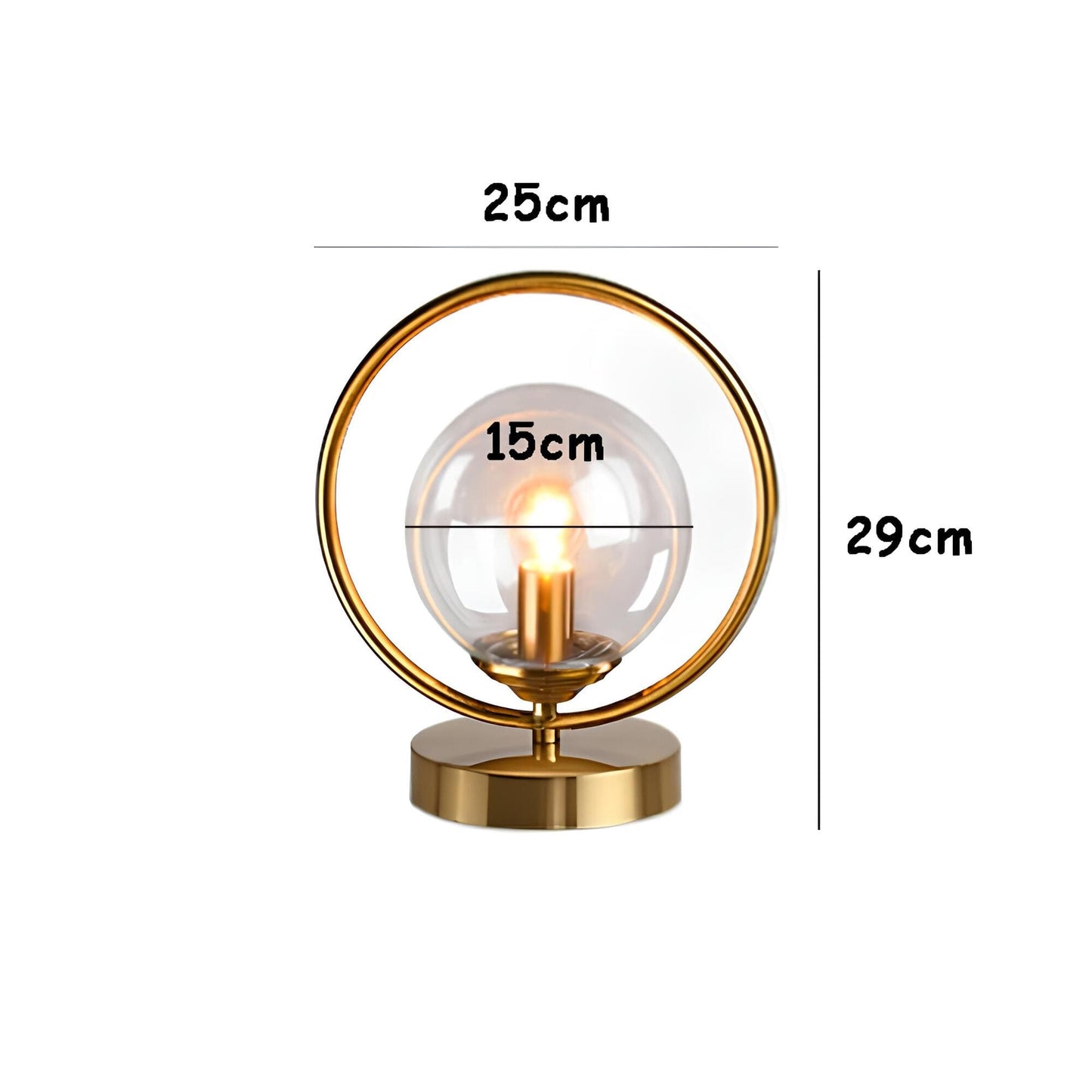 Sphere - Glaskugel-Tischlampe