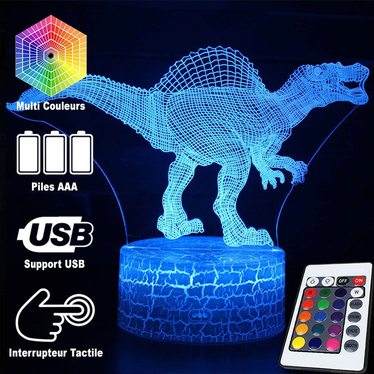 3D Lampe Dinosaurier Spinosaurus Schrecklich