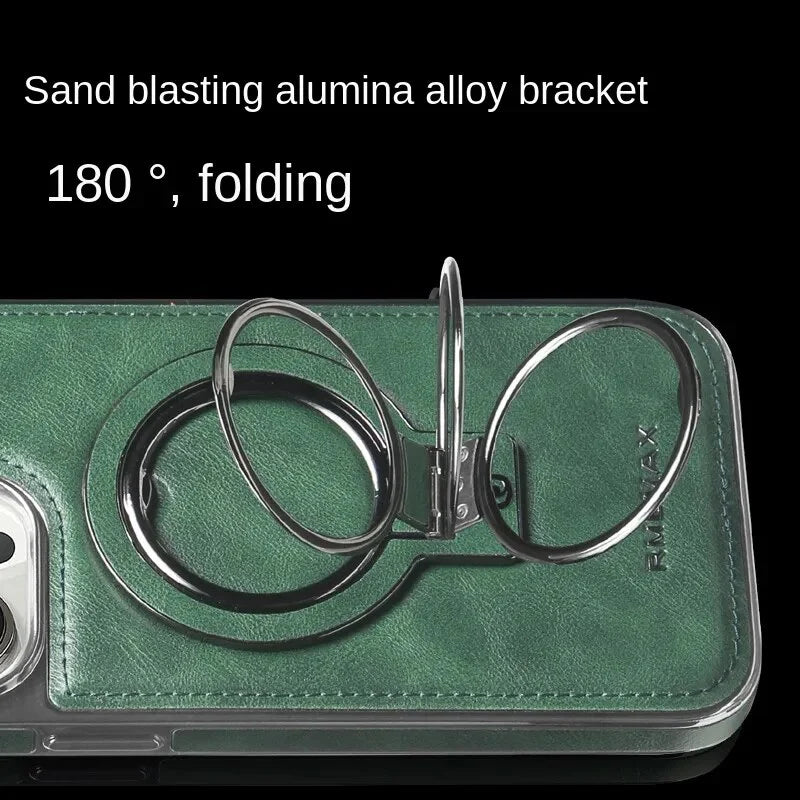 Frendorf | Lederhülle mit unsichtbarem Ständer für das iPhone