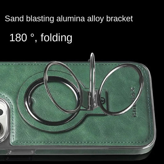 Frendorf | Lederhülle mit unsichtbarem Ständer für das iPhone