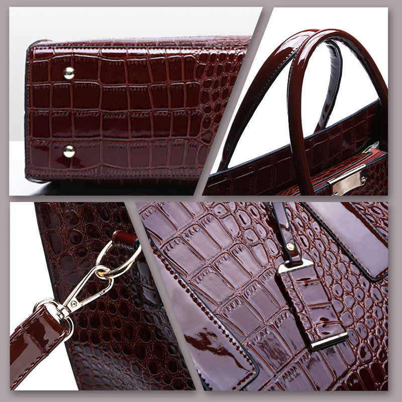 Frendorf | Tasche mit Krokodilprägung.