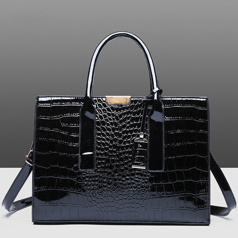 Frendorf | Tasche mit Krokodilprägung.