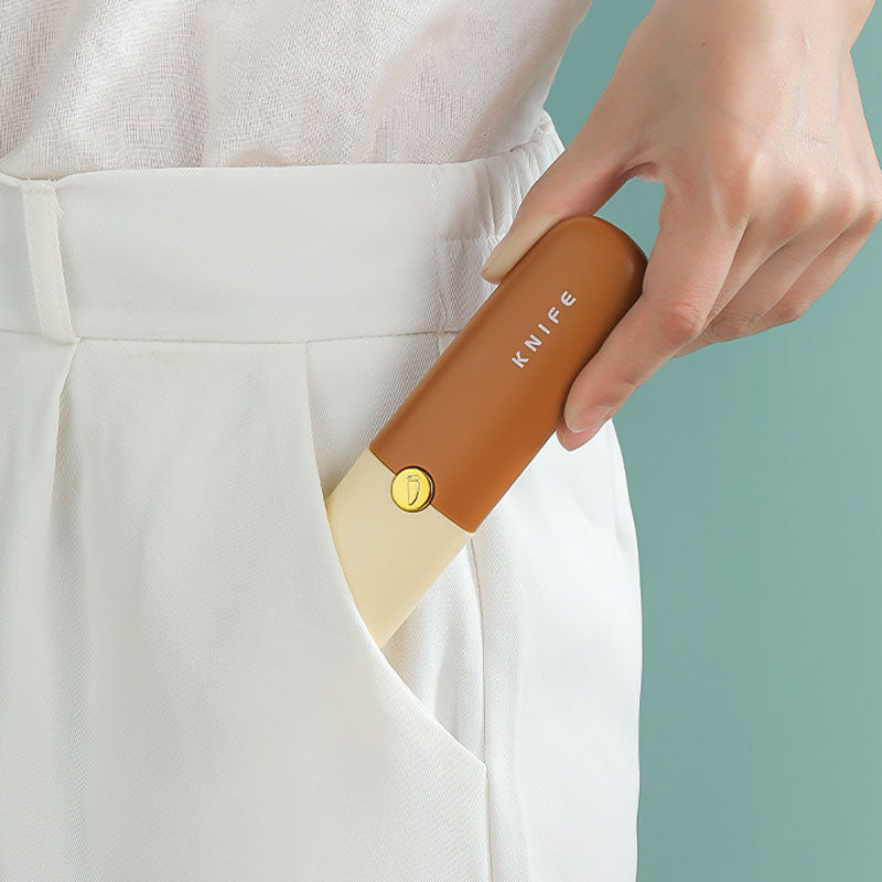 Frendorf | Tragbares kleines 2 in 1 Obstmesser & Schäler