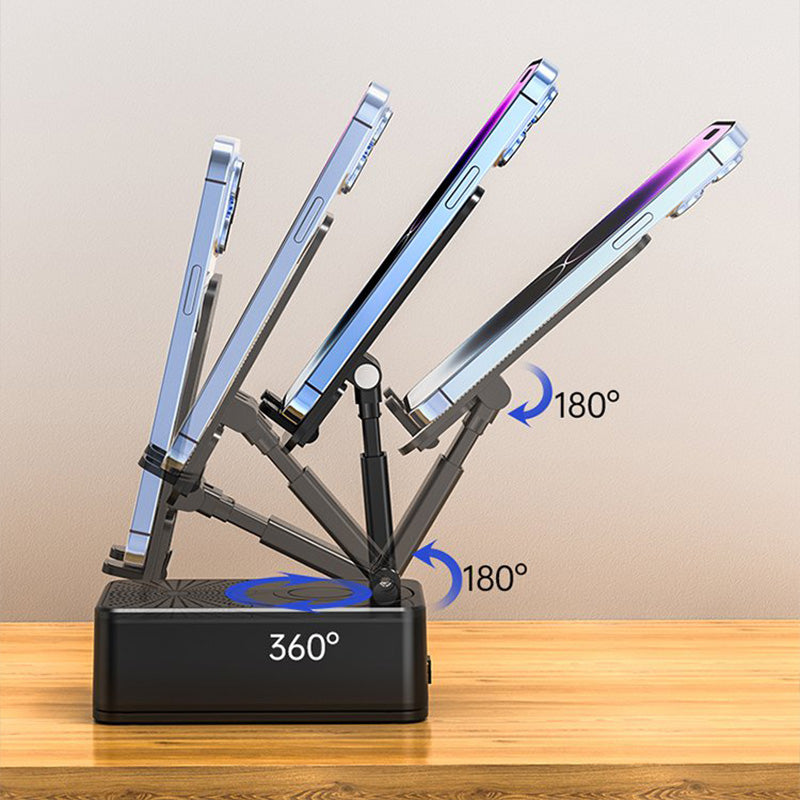 Frendorf | 3 in 1 - kabelloser Bluetooth-Lautsprecher, Ladestation, Telefonständer