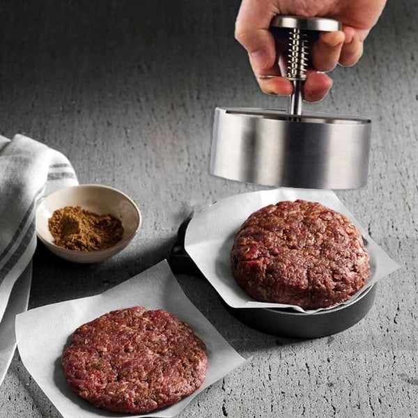Frendorf | Manuelle Fleischpresse für Hamburger Patties